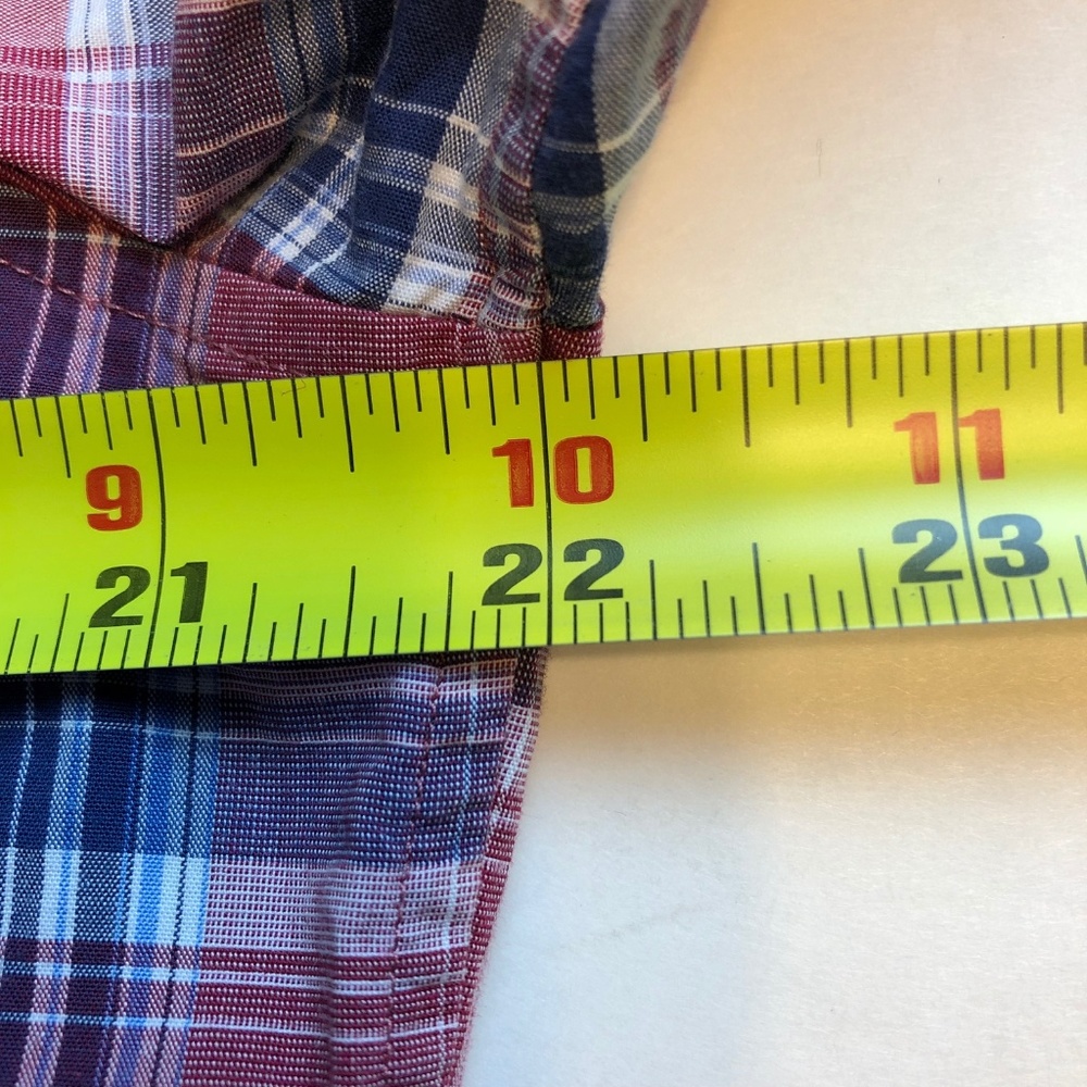 Banana Republic Pearl Snap Plaid Western Shirt - Picture 6 of 8